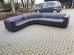 Hoekbank, Leer   Design Jan Des Bouvrie, Gebruikt, Hoekbank, 300 cm of meer, Ophalen of Verzenden