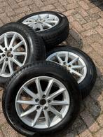 Autobanden met velgen, Auto-onderdelen, Banden en Velgen, Gebruikt, 15 inch, Ophalen of Verzenden, All Season