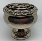 Verzilverde Rosebowl - 10x10 cm - Keurige Staat, Ophalen of Verzenden