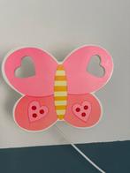 Houten muur lamp / vlinder, Ophalen, Zo goed als nieuw, Lamp