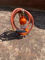Loodgieters gasfles plus brander, Ophalen of Verzenden, 250 ampère of meer, Overige typen