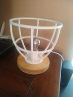 Witte industriële tafellamp Matrix, Nieuw, Ophalen of Verzenden, Industriële, Minder dan 50 cm