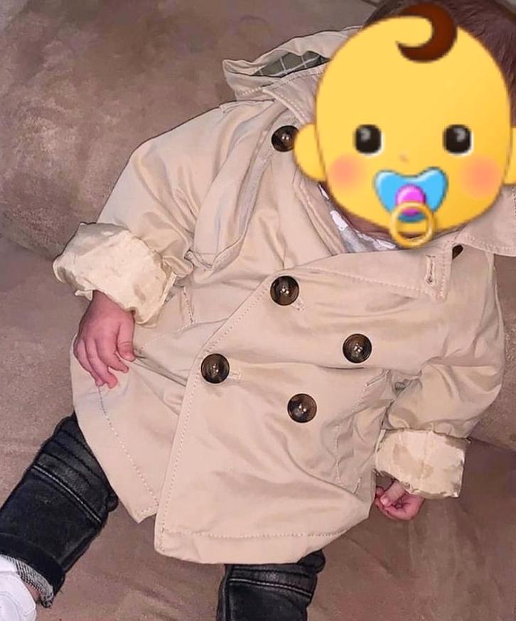 Zara baby jasje maat 80 beige bruin jas baby kleding blazer, Kinderen en Baby's, Babykleding | Maat 80, Zo goed als nieuw, Jongetje