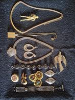 Mooie partij vintage sieraden in 1 koop, Ophalen of Verzenden, Gebruikt, Overige materialen