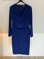Kobaltblauwe jurk, Ophalen of Verzenden, Zo goed als nieuw, Maat 36 (S), Onder de knie