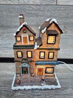 Kerstdorp huis met verlichting kersthuisjes, Diversen, Ophalen of Verzenden, Zo goed als nieuw