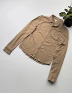 Reiss overshirt / overhemd, bruin - beige, maat S, Kleding | Heren, Overhemden, Bruin, Halswijdte 38 (S) of kleiner, Ophalen of Verzenden