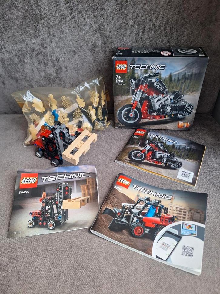Lego Technic Sets 42132 - 42116 - 30665, Kinderen en Baby's, Speelgoed | Duplo en Lego, Gebruikt, Lego, Complete set, Ophalen of Verzenden