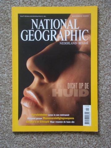 tijdschrift NATIONAL GEOGRAFIC  november 2002 beschikbaar voor biedingen