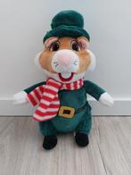 Knuffel hamster Albert Heijn Ah kerst kerstmis Sjaal L607, Ophalen of Verzenden, Zo goed als nieuw, Overige typen