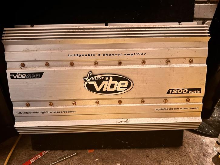Vibe 4 Kanaals Versterker - 1200 Watt, Auto diversen, Autospeakers, Gebruikt, Ophalen