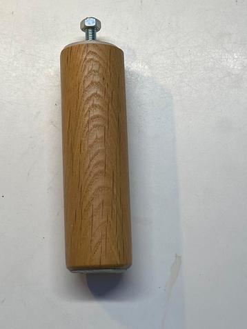 4 Houten Poten - 15cm beschikbaar voor biedingen