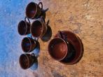 Donker bruin mokka stel nieuw in de doos koffieservies, Huis en Inrichting, Keuken | Servies, Compleet servies, Ophalen of Verzenden