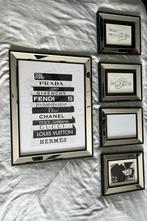 Zilveren fotolijsten erik kuster style, Ophalen, Zo goed als nieuw