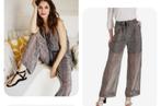 AAIKO - Animal Print - Luchtige Flared Broek - Maat M, Maat 38/40 (M), Aaiko, Overige kleuren, Ophalen of Verzenden