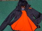 Superdry jas winterjas Windcheater Zwart Maat L, Maat 52/54 (L), Zwart, Ophalen of Verzenden, Zo goed als nieuw