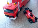Matchbox Super Kings Iveco Turbo Ferrari Rood, Ophalen of Verzenden, Gebruikt, Bus of Vrachtwagen, Matchbox