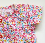 Zomerbloemetjes - katoenen baby jurkje maat 68, Kinderen en Baby's, Babykleding | Maat 68, Ophalen of Verzenden, Nieuw, Meisje
