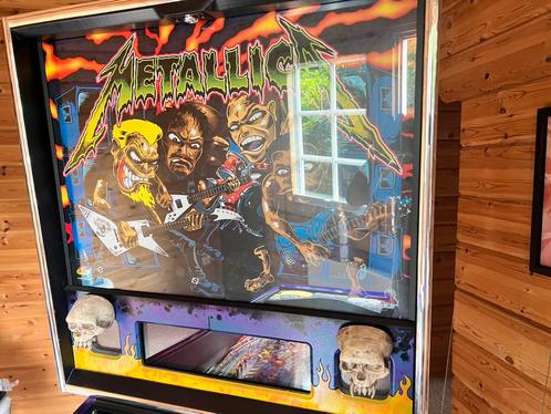 Stern Metallica Flipperkast HUO with extras, Verzamelen, Automaten | Flipperkasten, Gebruikt, Dot-matrix, Flipperkast, Stern, Ophalen