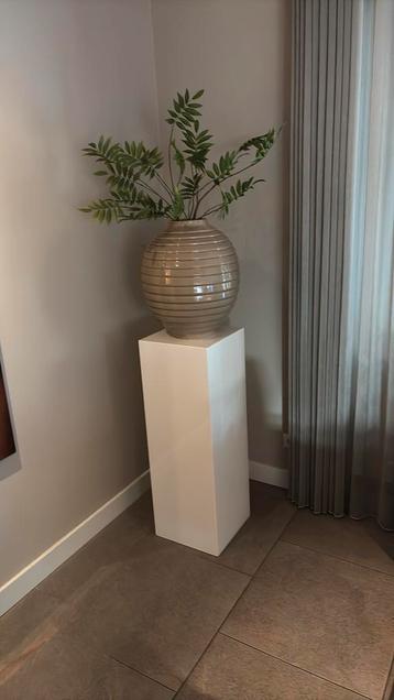 Witte Decoratie Zuilen - 100x35x35cm - Set van 2 beschikbaar voor biedingen