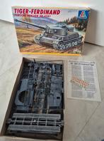 Italeri Tiger-Ferdinand Porsche version VK-4501 1:35, Hobby en Vrije tijd, Modelbouw | Auto's en Voertuigen, Tank, Italeri, 1:32 tot 1:50