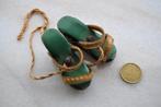 Vintage KLEINE MINIATUUR Schoenen Slippers 7 cm, Antiek en Kunst, Ophalen of Verzenden