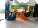 3 CADO stoelen Helly miniatuur design jaren 70 Barbie retro, Ophalen of Verzenden, Huis en Inrichting