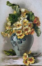 CATHARINA KLEIN - Keulse pot met primula’s, Verzenden, 1920 tot 1940, Gelopen, Natuur