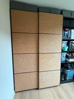 SPOED Twee kurken (Kirkenes) schuifdeuren pax kast IKEA, Ophalen, Gebruikt, 100 tot 150 cm, 200 cm of meer