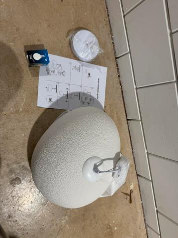 Nieuw: Wabi Sabi Hanglamp wit - Japandi stijl 40cm diameter beschikbaar voor biedingen