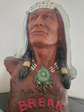 Native American Indian Buste - Decoratief Beeld beschikbaar voor biedingen