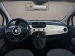 Fiat 500 1.2 Lounge 2008 WIT | Panoramadak | Airco, Voorwielaandrijving, Stof, Gebruikt, 1242 cc