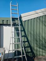 Schuifladder, Doe-het-zelf en Verbouw, Ladders en Trappen, Ophalen, Zo goed als nieuw, 4 meter of meer