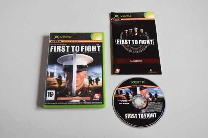 XBOX Original : First to Fight, Spelcomputers en Games, Games | Xbox Original, Zo goed als nieuw, Shooter, 3 spelers of meer, Vanaf 16 jaar