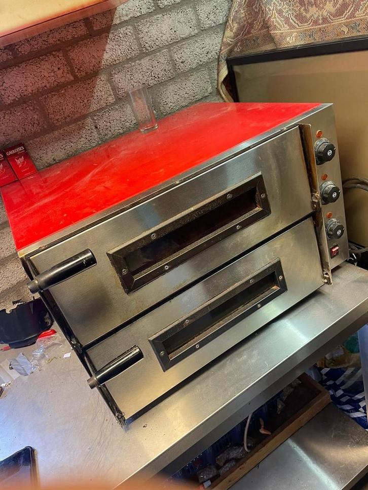 Pizza Oven - Dubbele Oven, Zakelijke goederen, Horeca | Keukenapparatuur, Ovens, Magnetrons en Steamers, Gebruikt, Ophalen of Verzenden