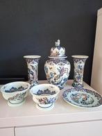 Vieux Rhodes Boch kaststel en wandbord, 6-delig, Antiek en Kunst, Ophalen