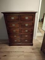 Ladekast (Eiken), Huis en Inrichting, Kasten | Ladekasten, Ophalen, 100 tot 150 cm, 5 laden of meer, 100 tot 150 cm