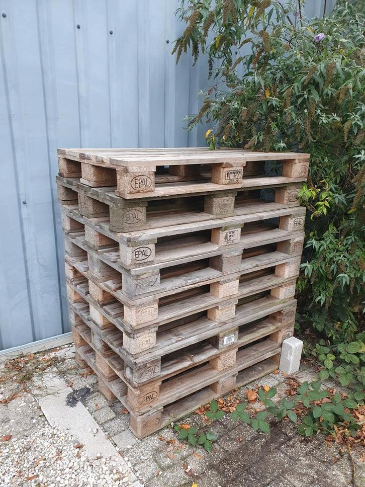 Euro Pallet - EPAL, Doe-het-zelf en Verbouw, Hout en Planken, Gebruikt, Pallet, Overige houtsoorten, Minder dan 200 cm, 50 mm of meer