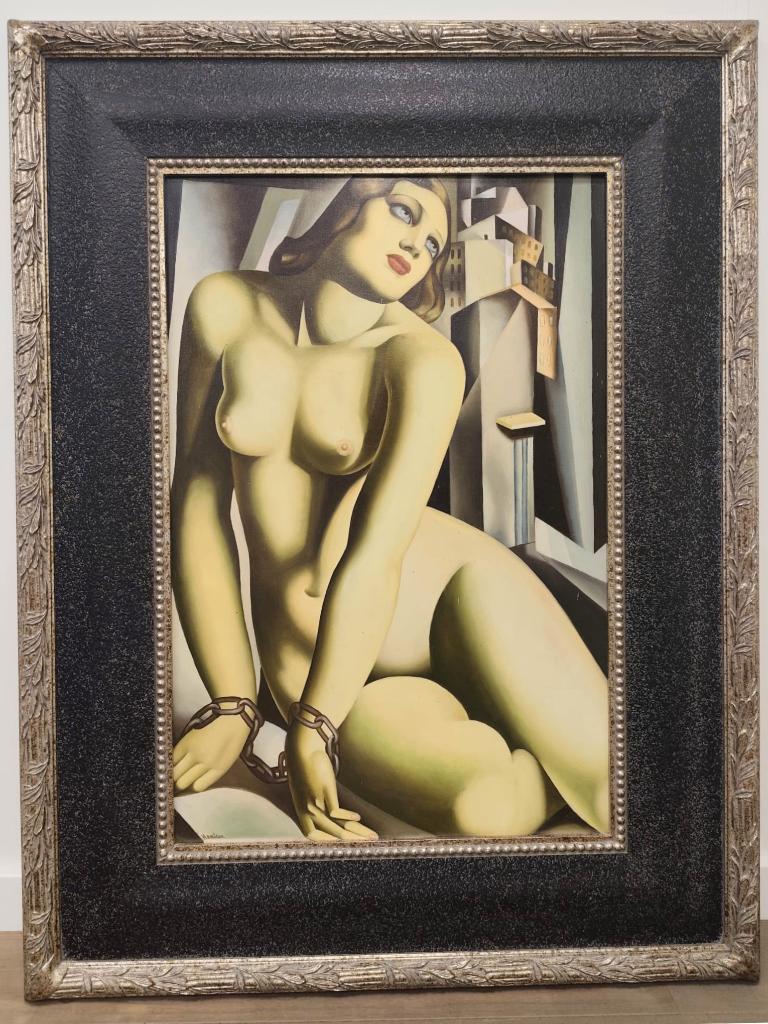 Exclusief Art Deco Meesterwerk – Groot Formaat, Antiek en Kunst, Ophalen of Verzenden