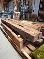 Mooie oude eiken gebintbalken voor balkmeubels, Ophalen, Gebruikt, Eiken, Balk