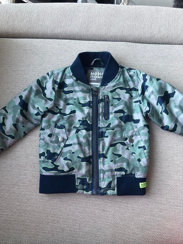 Koko Noko jongensjasje maat 80 camouflage tussenjas/lentejas, Ophalen of Verzenden, Zo goed als nieuw, Jongetje, Jasje