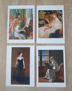 16 Kunst Kaarten o.a. Vermeer - Van Gogh - Klimt -, Ophalen of Verzenden, 1980 tot heden, Ongelopen, Cultuur en Media