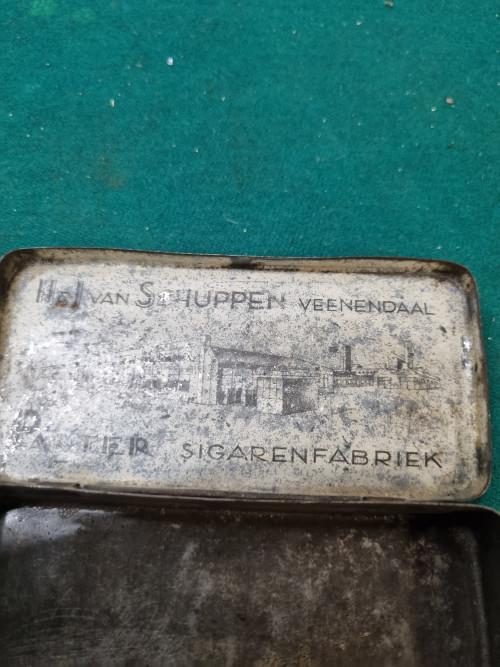 sigarenblikje panter schuppen venendaal, Verzamelen, Blikken, Ophalen of Verzenden