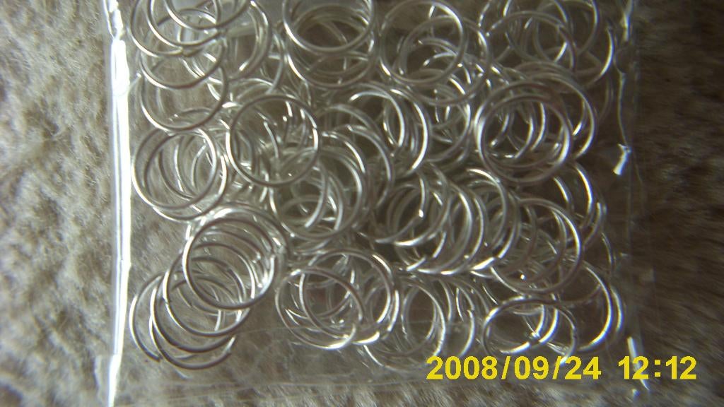 50 zilveren sluitringetjes 8mm, Hobby en Vrije tijd, Kralen en Sieraden maken, Verzenden, Nieuw, Overige typen