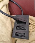 scartkabel met drie aansluiting gebruikt bieden, Ophalen of Verzenden, Zo goed als nieuw, Minder dan 2 meter, Scartkabel