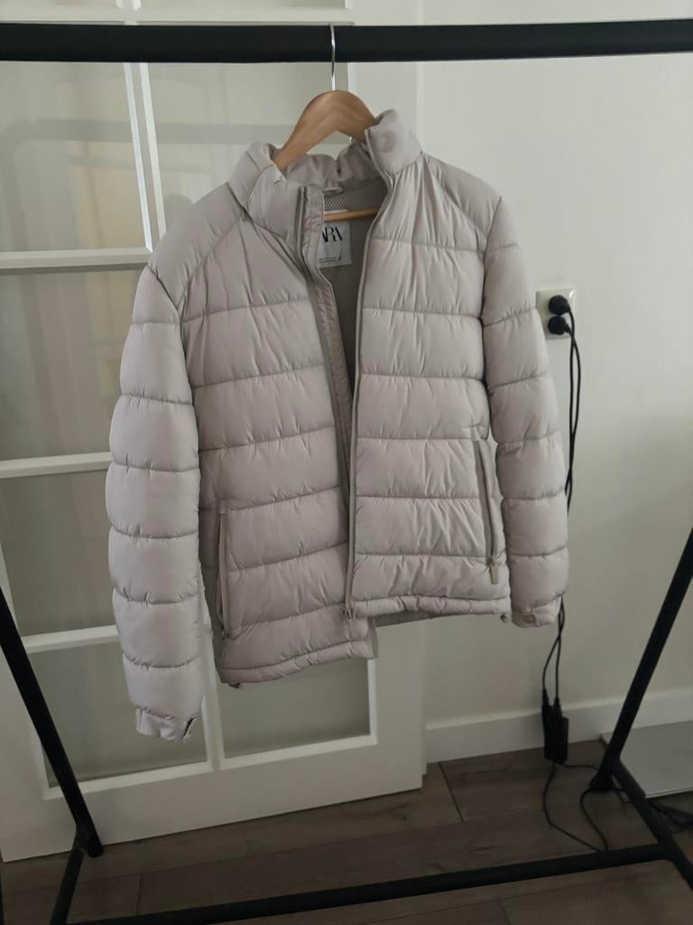 Winterjas, Ophalen, Zo goed als nieuw, Maat 42/44 (L), Wit