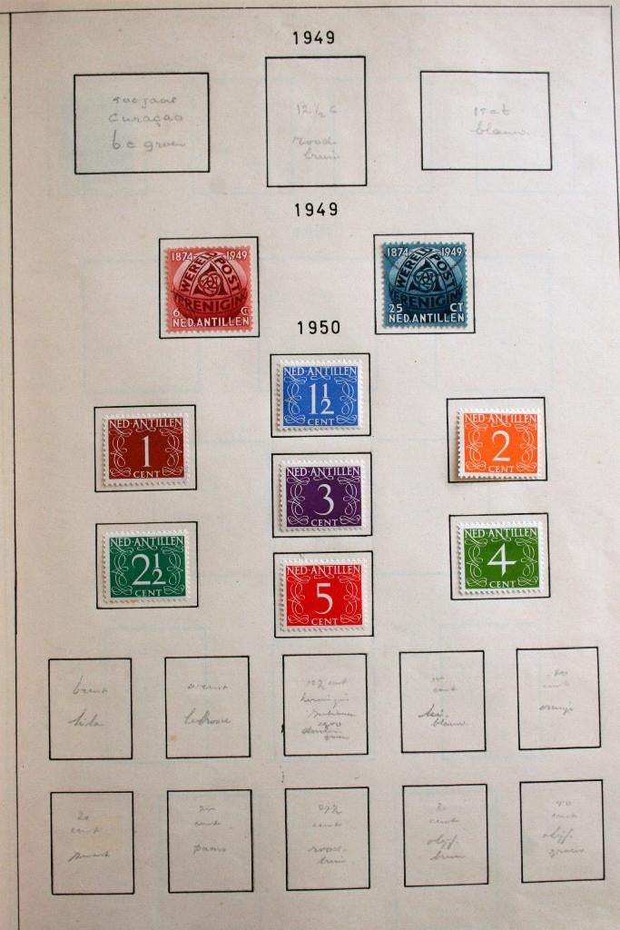 Nederlandse Antillen in album 1950 t/m 1988 (postfris), Ophalen of Verzenden, Nederland