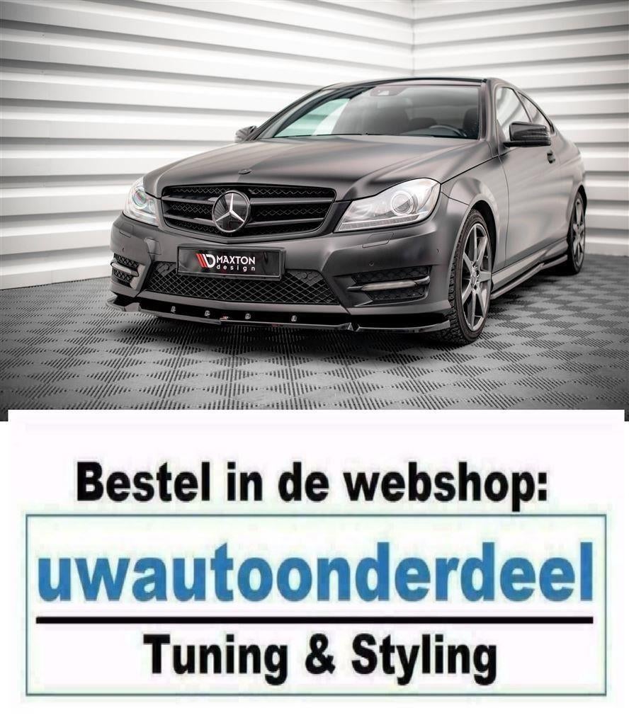 Maxton Design Spoiler Splitter Lip Voor MB C204 Coupe AMG Li, Verzenden
