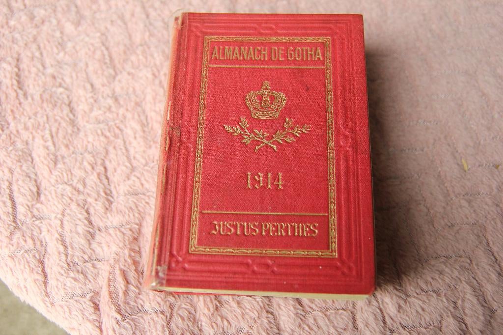 Almanach de gotha 1914 Justus perthes, Ophalen of Verzenden