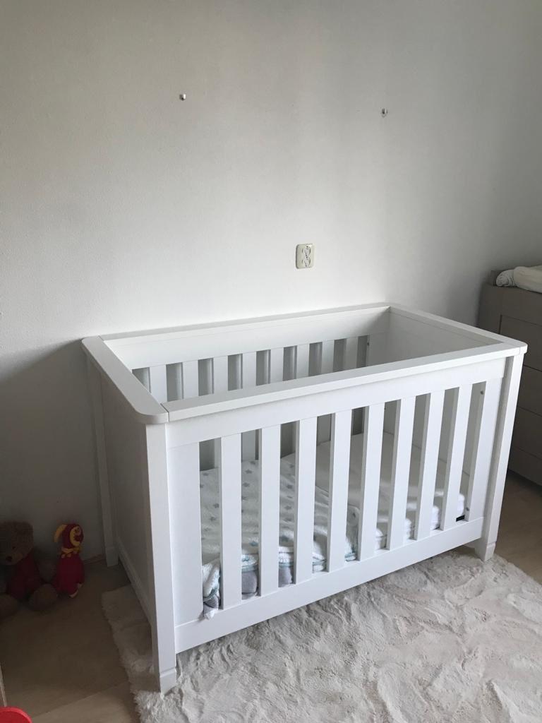 Ledikant te koop, Kinderen en Baby's, Kinderkamer | Bedden, 70 tot 85 cm, Zo goed als nieuw, Minder dan 140 cm, Ophalen